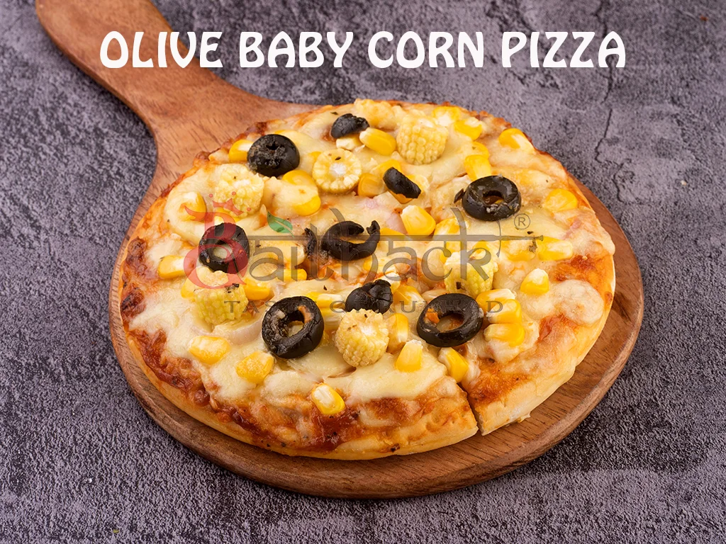 Olive Baby Corn Pizza